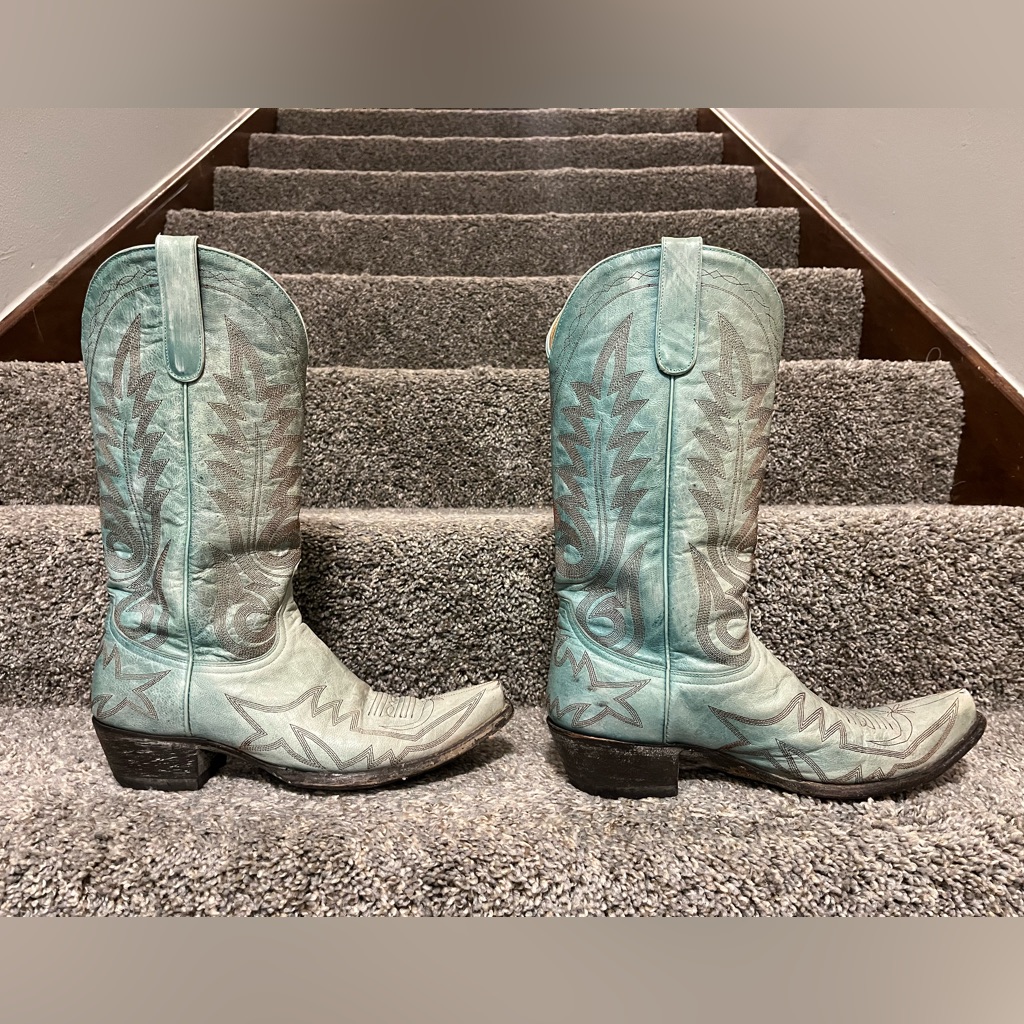 Old Gringo Turquoise Womenâs Nevada Western Embroidered Cowboy Boots